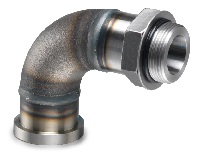 SAE Thread to Flange Head - 90 Degree