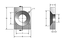 Weld Mounting Plates for AV Series Valves