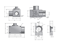 AV3 Three-Way Excavator Style Ball Valves