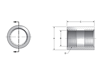 BSPP to BSPP Full Couplings