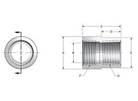 BSPP to NPTF Full Couplings