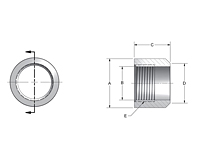 BSPP Bevel Half Couplings