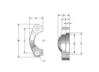 SAE J518 Split Carbon Steel Flanges