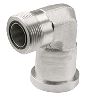 CD61/CD62 90 Degree Elbow ORFS Thread Split Flange Adapters