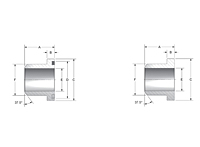 CD61/CD62 Butt Weld to Flange Head Adapters (Schedule 80,160) - 2