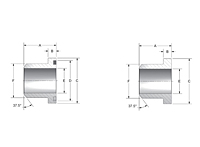 CD61/CD62 Butt Weld to Flange Head Adapters (Schedule 80,160,XXS) - 2