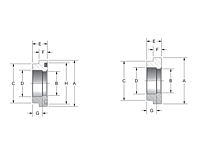 CD61/CD62 Tube Flange Head Fittings