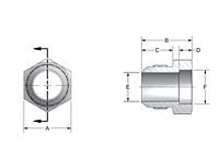 CD61/CD62 Braze-On JIC Fittings