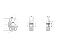 CD61/CD62 Flat Socket Weld Tube 4-Bolt Flanges