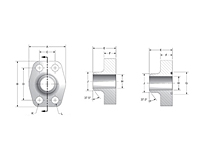 CD62 Schedule 80/160/XXS Butt Weld 4-Bolt Flanges