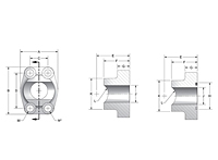 CD61 Saddle Weld Pipe 4-Bolt Flanges