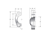 SAE J518 Split Stainless Steel Flanges