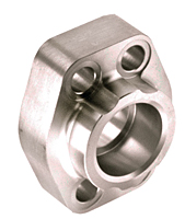 CD61/CD62 Deep Socket Weld Pipe 4-Bolt Stainless Steel Flanges