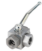 AE3K Series True Three-Way Block Body Threaded Ball Valves