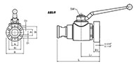 AES/F Series Flange Head X Flat-Face Ball Vales - 2
