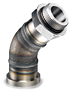 SAE Thread to Flange Head - 45 Degree