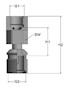 PGAM Series M16 x 2 Direct Pressure Gauge Adapters - 2