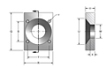 Weld Mounting Plates for AV Series Valves