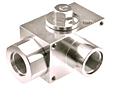 AV3 Three-Way Excavator Style Ball Valves