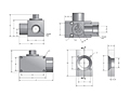 AV3 Three-Way Excavator Style Ball Valves
