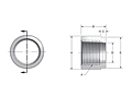 NPTF Half Couplings