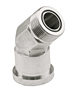 CD61/CD62 45 Degree Elbow ORFS Thread Split Flange Adapters