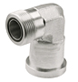 CD61/CD62 90 Degree Elbow ORFS Thread Split Flange Adapters