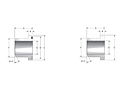 CD61/CD62 Butt Weld to Flange Head Adapters (Schedule 80,160) - 2
