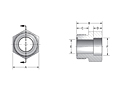 CD61/CD62 Braze-On ORFS Thread Tube Fittings