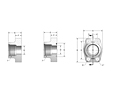 CD61/CD62 SAE Thread 4-Bolt Flanges