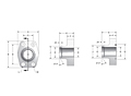 CD61 Schedule 40/80/160 Butt Weld 4-Bolt Flanges