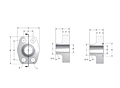 CD62 Schedule 80/160/XXS Butt Weld 4-Bolt Flanges