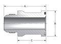 SAE J518 JIC Thread Flanges - 2