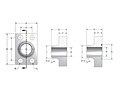 CD61/62 Butt Weld 4-Bolt Stainless Steel Flanges (Schedule 80/160/XXS) - 2