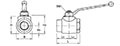 AB2 Series Two-Way Forged Body Threaded Ball Valves - 2