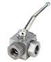 AE3K Series True Three-Way Block Body Threaded Ball Valves