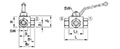 AE3K Series True Three-Way Block Body Threaded Ball Valves - 2