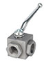 AB3 Series Three-Way Block Body Threaded Ball Valves